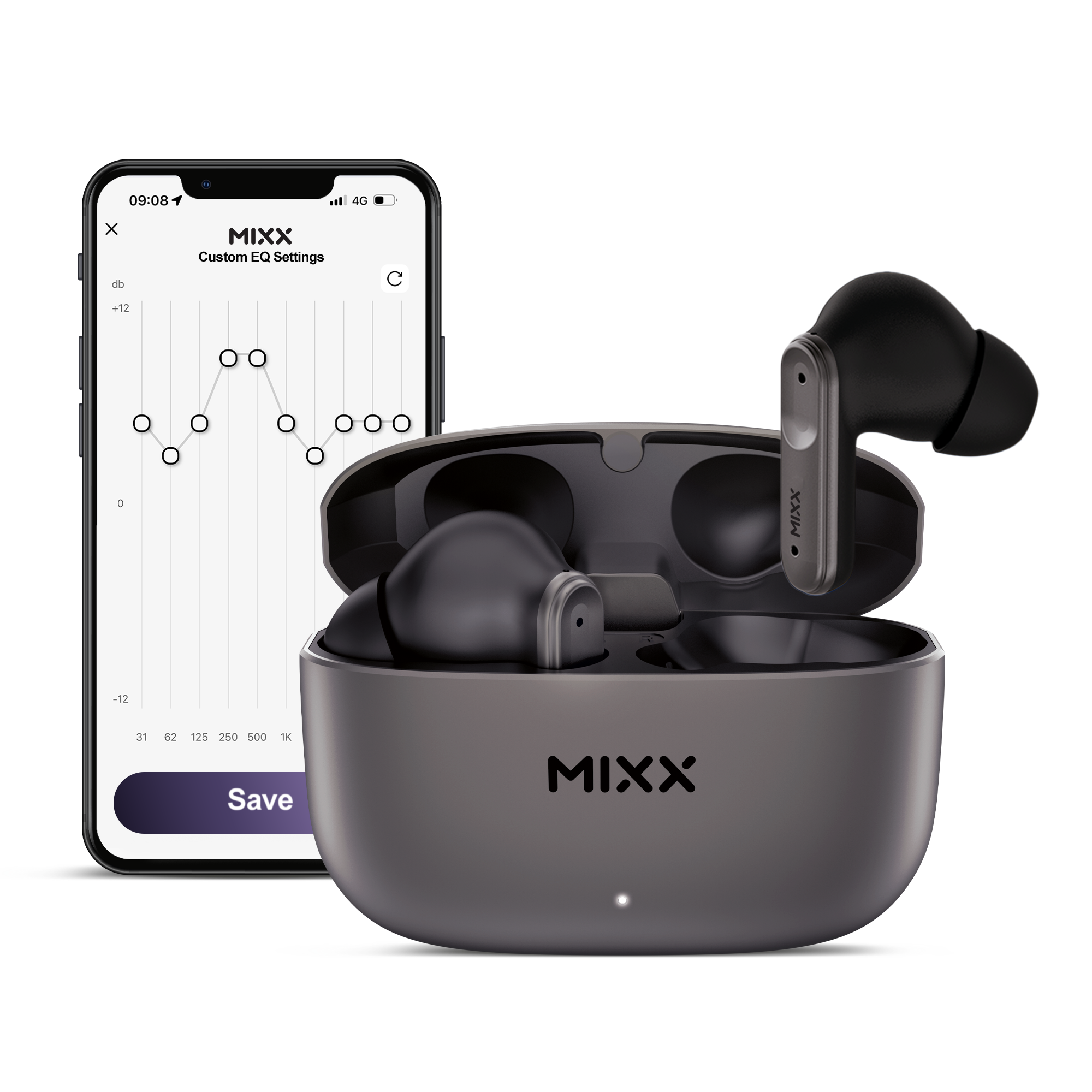 Mixx StreamBuds Custom 3 True Wireless Earbuds