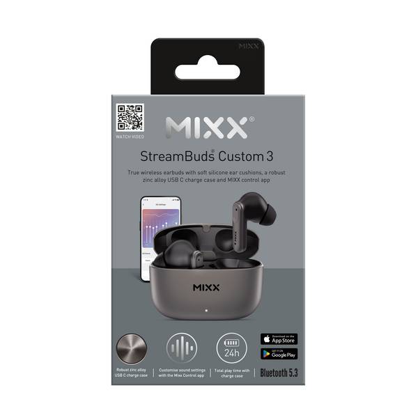 Mixx StreamBuds Custom 3 True Wireless Earbuds