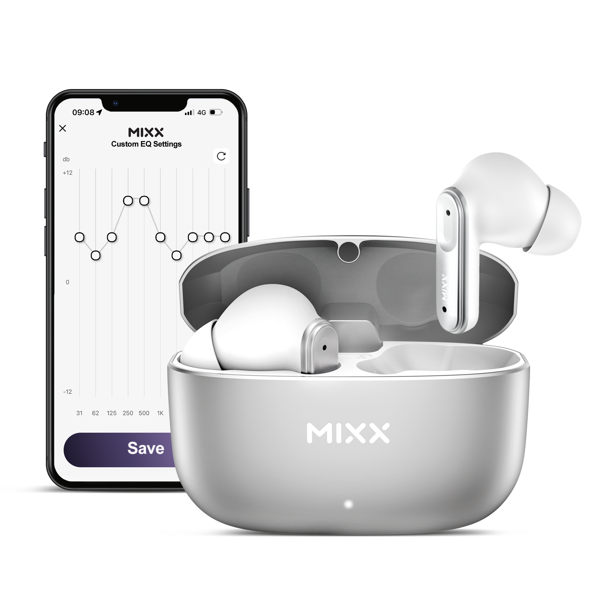 Mixx StreamBuds Custom 3 True Wireless Earbuds