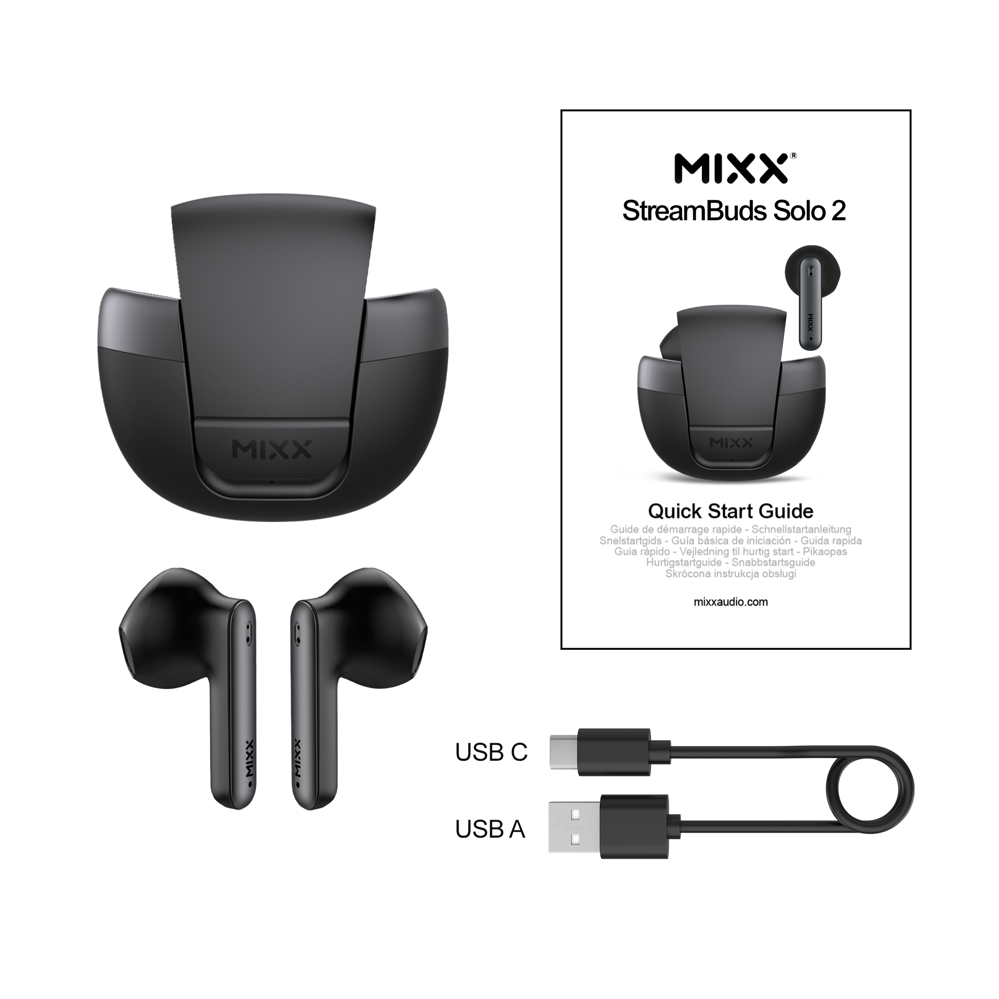 Mixx StreamBuds Solo 2 True Wireless Earbuds