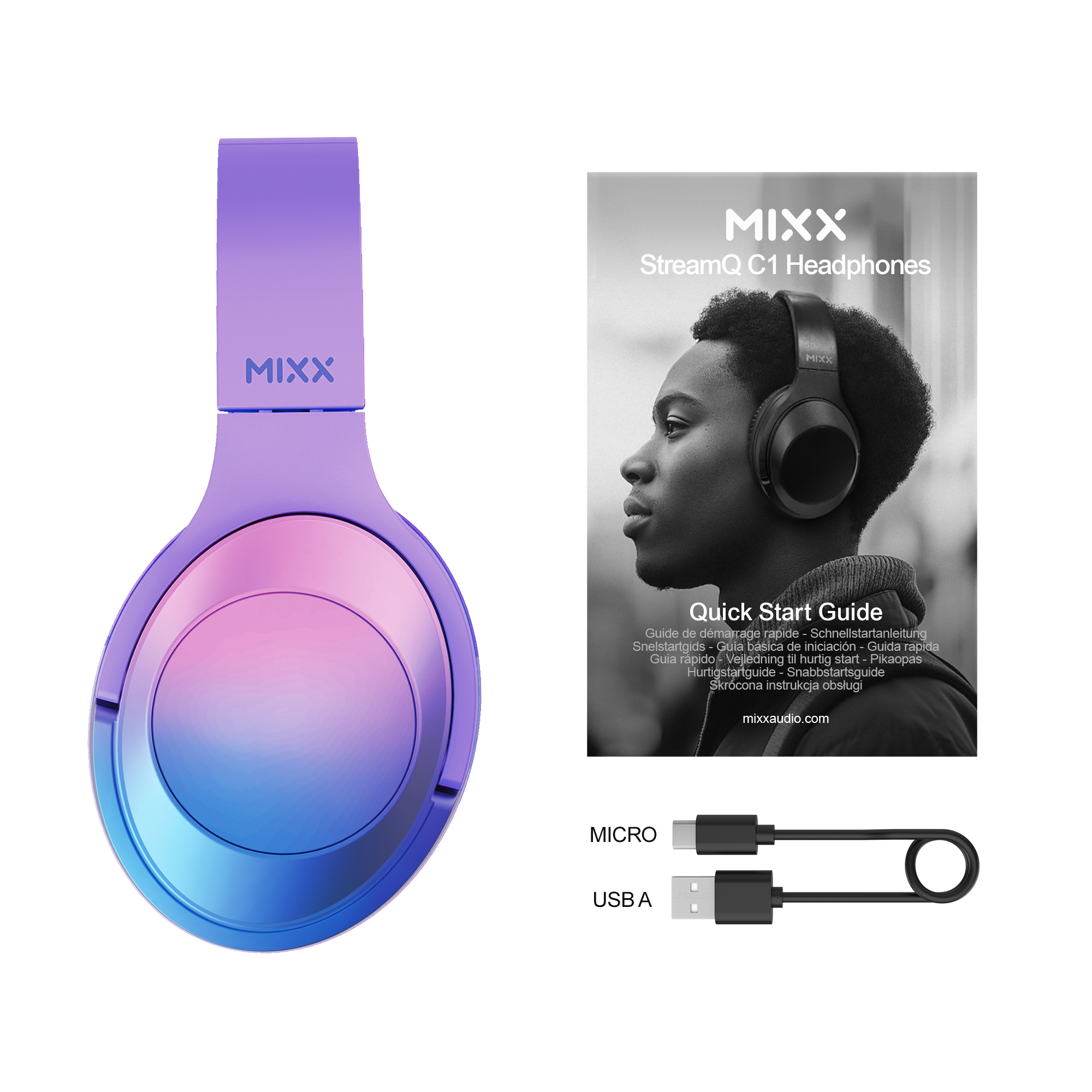 MIXX STREAMQ C1 WIRELESS HEADPHONES