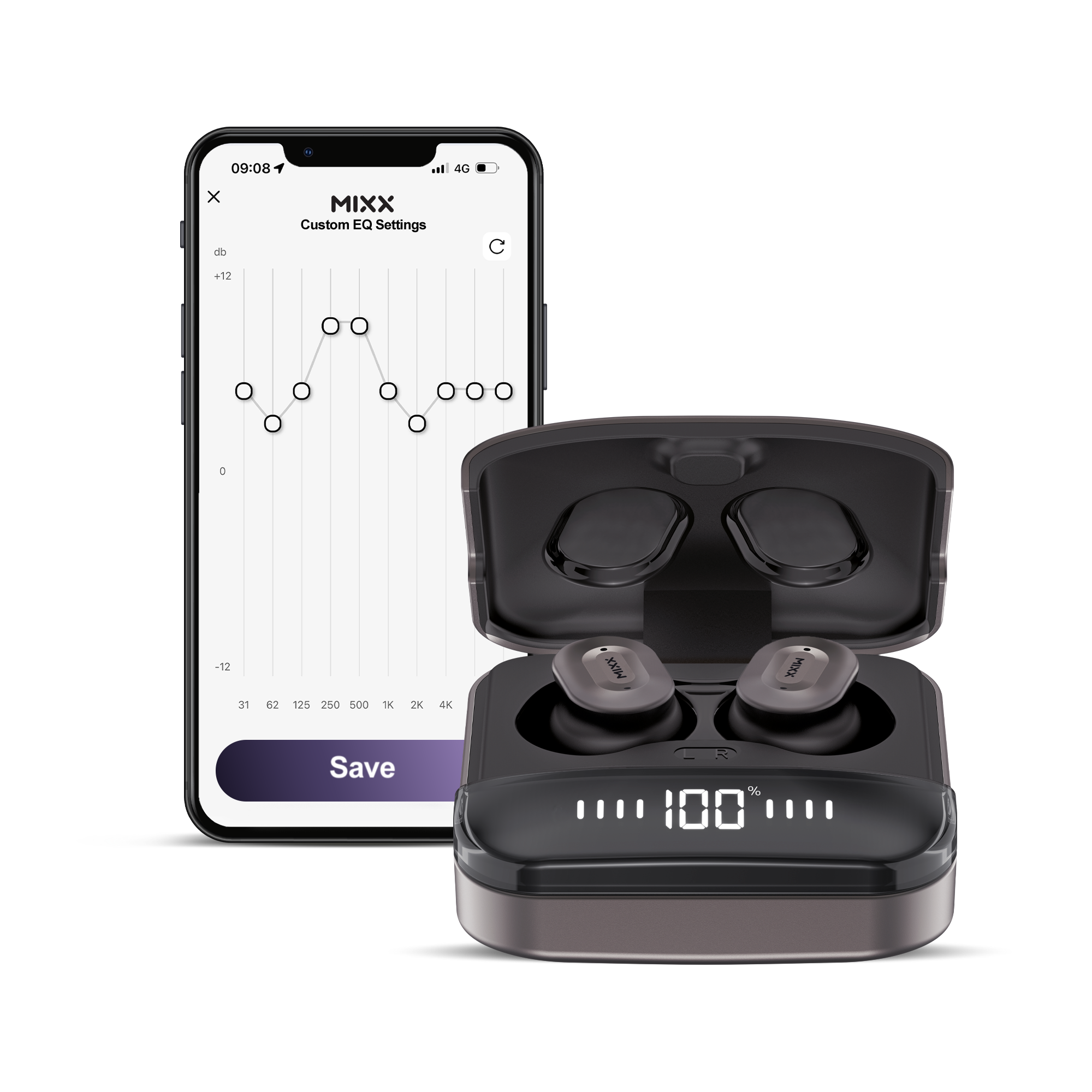 Mixx StreamBuds Ultra Dots True Wireless Earbuds