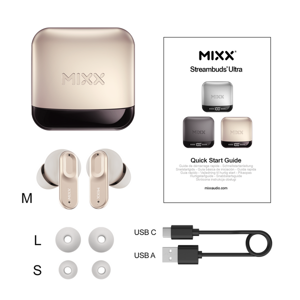 MIXX STREAMBUDS ULTRA MINI TRUE WIRELESS EARBUDS