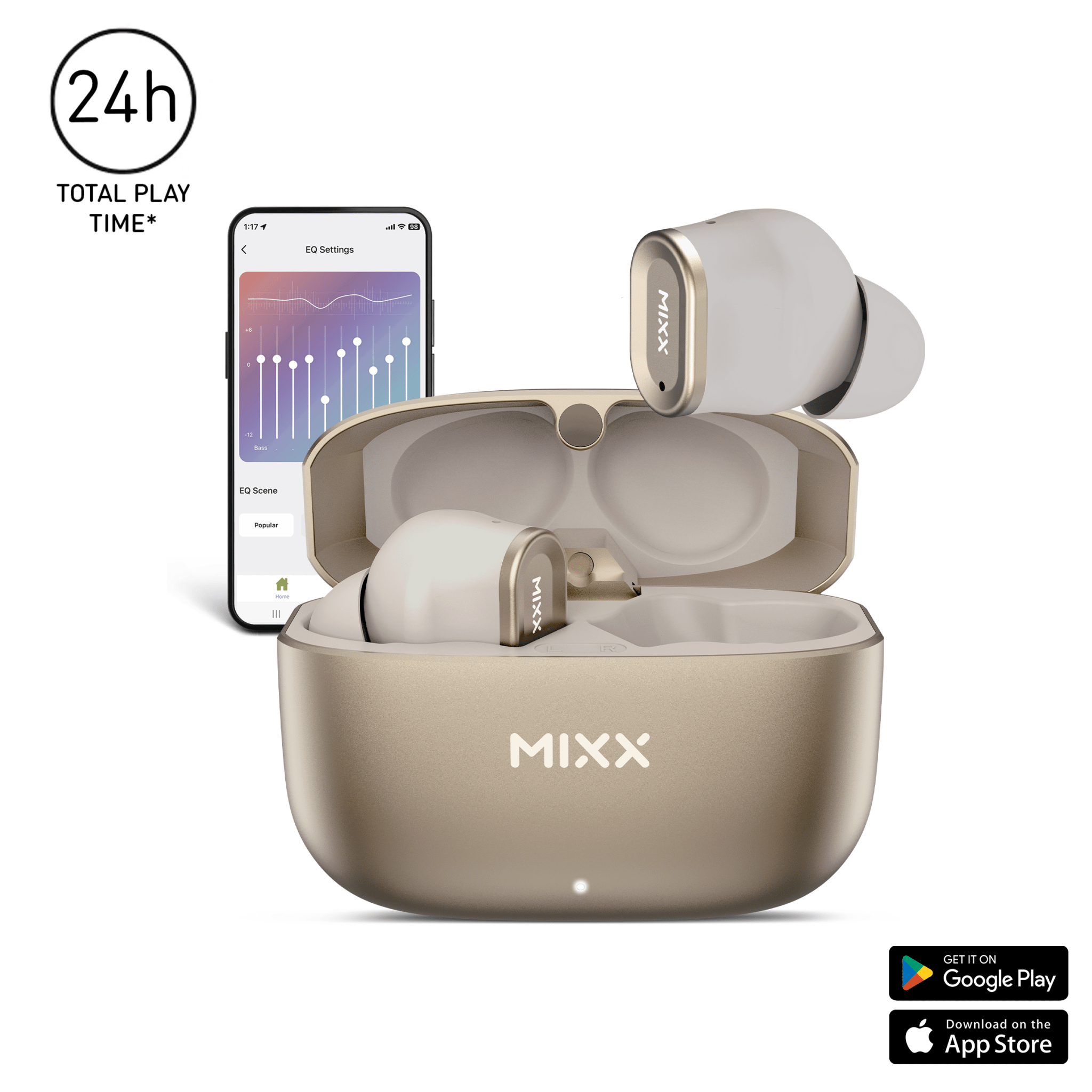 MIXX STREAMBUDS CUSTOM 1 TRUE WIRELESS EARBUDS - Mixx Audio