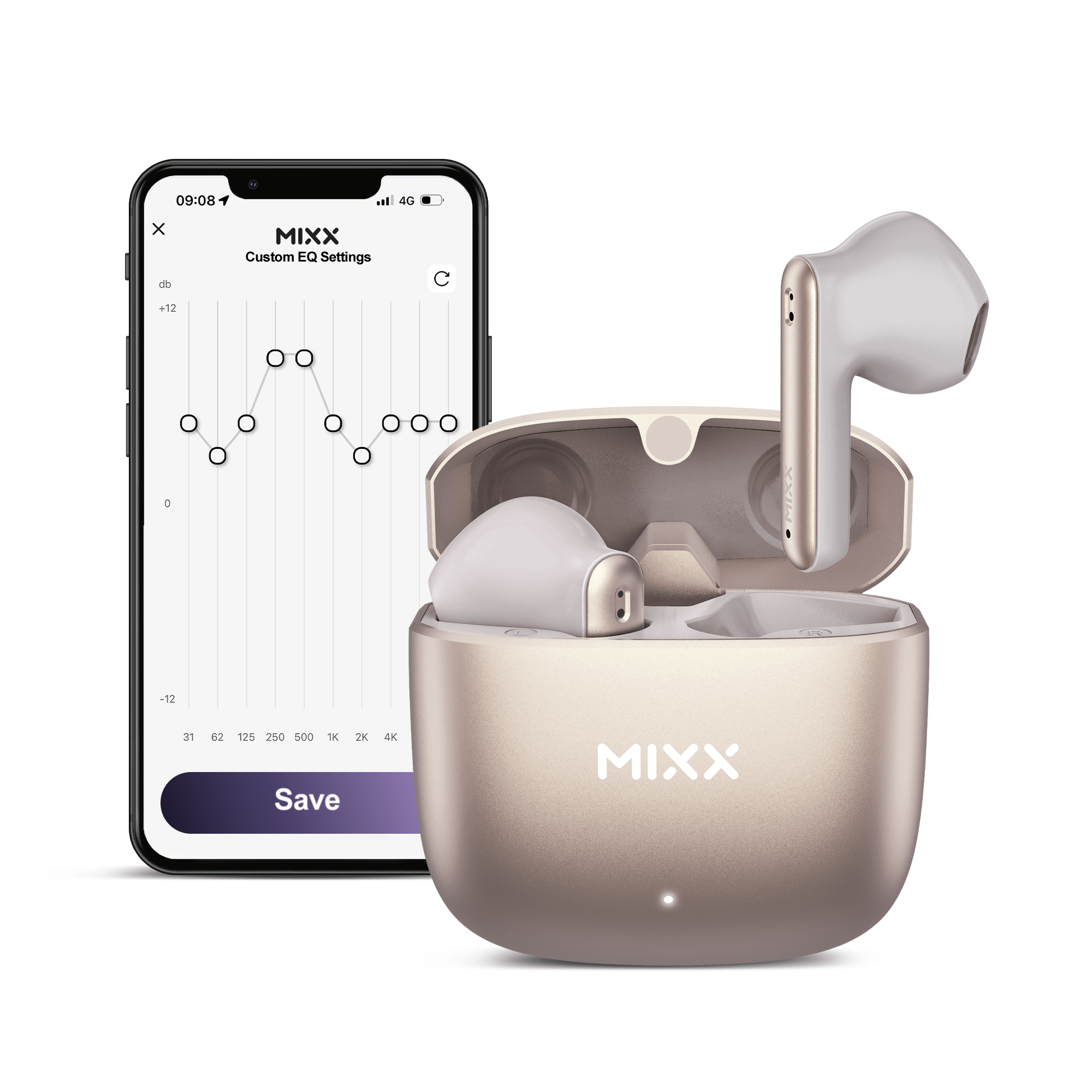 Mixx StreamBuds Custom 2 True Wireless Earbuds - Mixx Audio