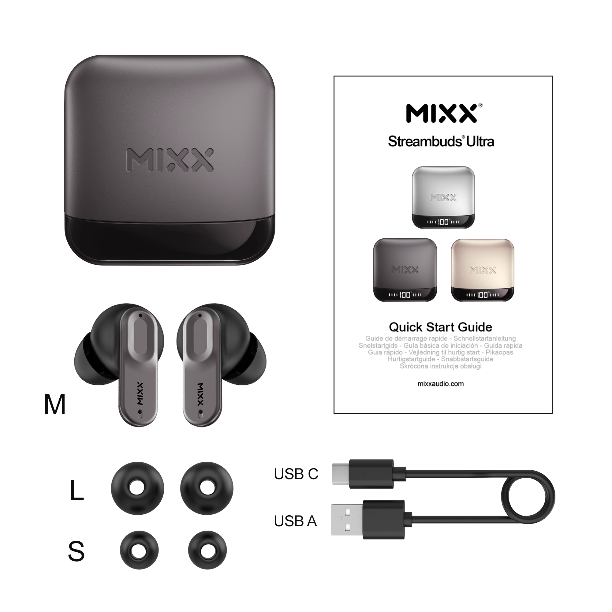 Mixx StreamBuds Ultra Mini True Wireless Earbuds - Mixx Audio