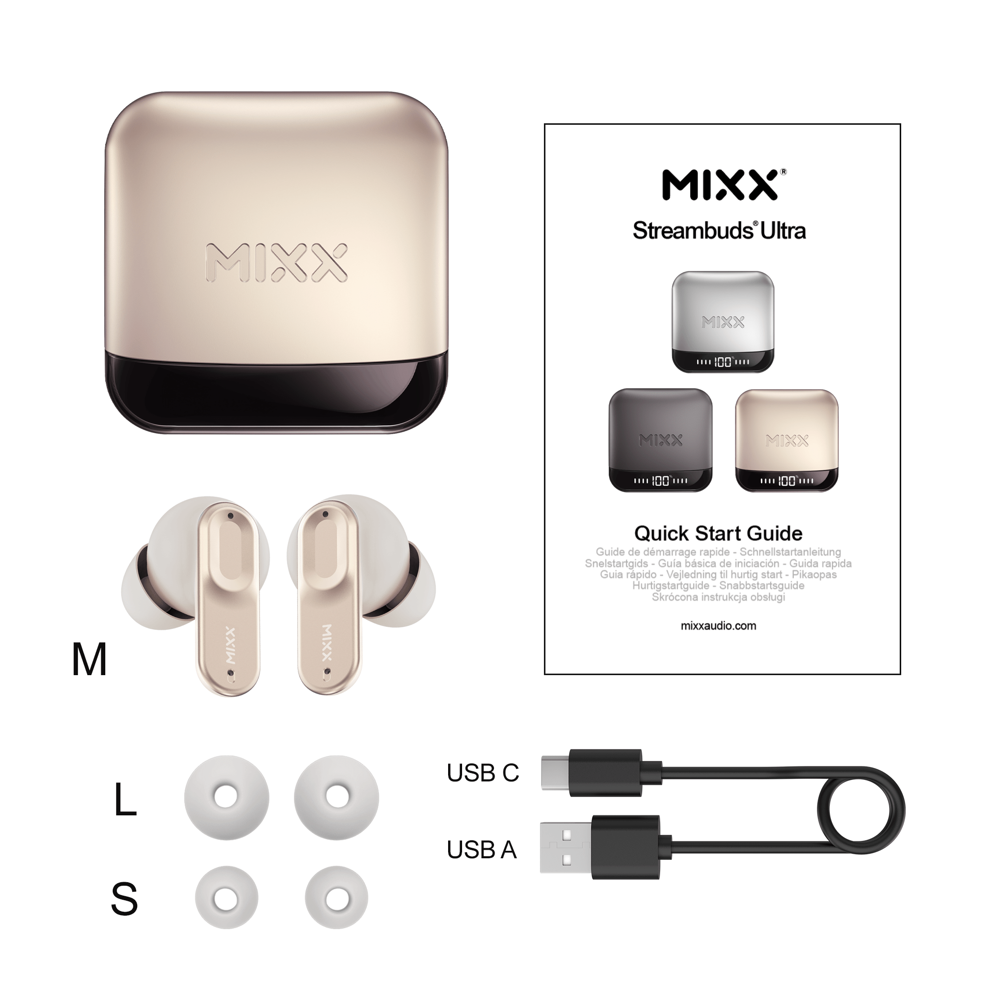 Mixx StreamBuds Ultra Mini True Wireless Earbuds - Mixx Audio