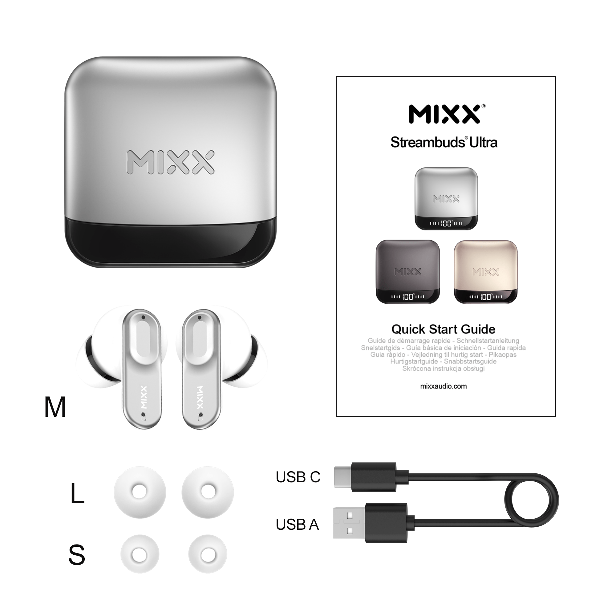 Mixx StreamBuds Ultra Mini True Wireless Earbuds - Mixx Audio